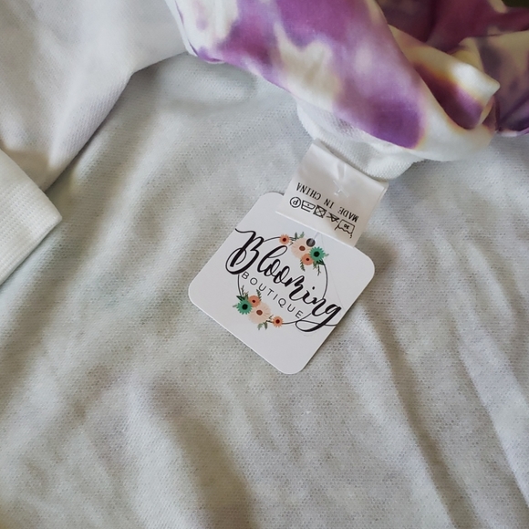 Hi/lo tie die pull over - Picture 3 of 4